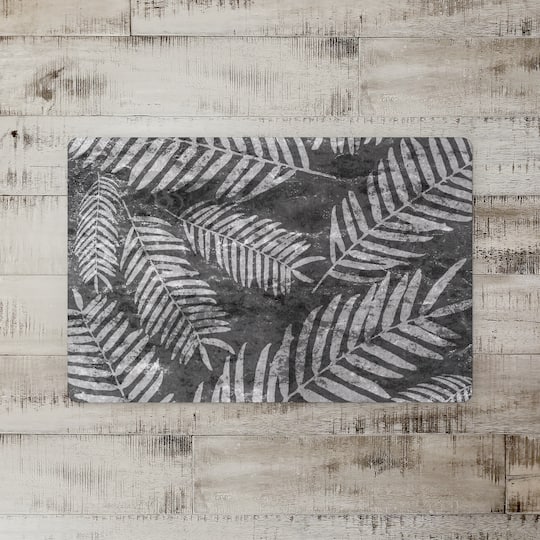 Sketched Fern Pattern 27" x 18" Floor Mat